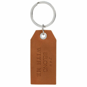 Leder Schlüsselanhänger „You belong with me“