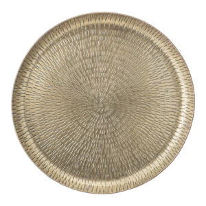 Dekorationsteller gold