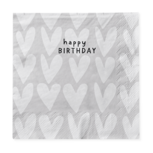 Serviette „Happy Birthday“