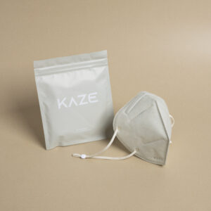KAZE FFP2 Maske silver grey