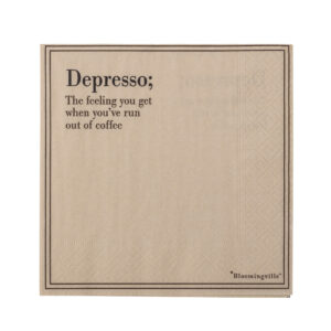 Serviette „Depresso“