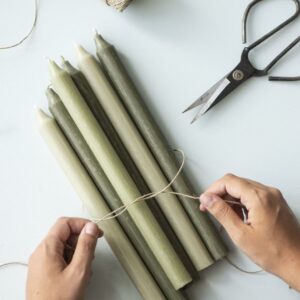 Stabkerze, verschiedene Farben