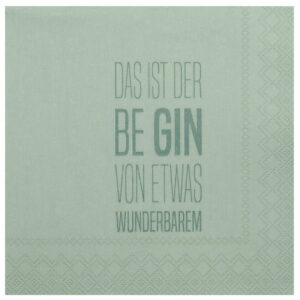 Cocktailserviette „Das ist der Be Gin…“