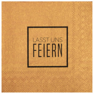 Servietten „Lasst uns feiern“