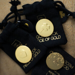 Goldstück „Kleeblatt“