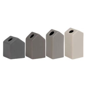Minivasen Häuser „Set aus 4“