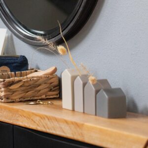 Minivasen Häuser „Set aus 4“