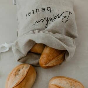 Brotbeutel aus Leinen